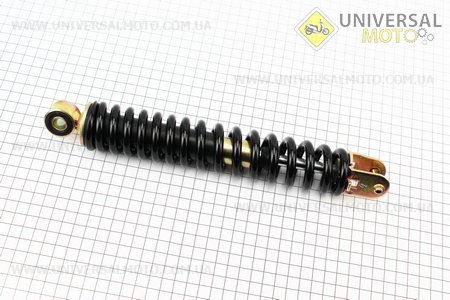 Амортизатор задній GY6 / Suzuki - 270мм * d43мм (втулка 10мм / вилка 8 мм), чорний. Китай (Запчастини до японського скутера / UM3396-V41)