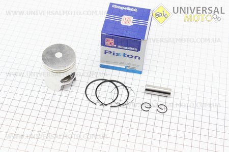 Поршневий комплект (поршень, кільця, палець) Honda DIO ZX65 44мм +0,25 (палець 12мм) синя коробка. SEE (Запчастини до японського скутера / UM3396-V94)