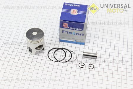 Поршневий комплект (поршень, кільця, палець) Honda (ST50) 40мм +0,25 (палець 12мм) синя коробка. SEE (Запчастини до японського скутера / UM3397-V00)