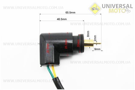 Електроклапан карбюратора Yamaha BWS (5BM) - голка 9мм. Китай (Запчастини до японського скутера / UM3398-V79)