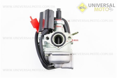 Карбюратор Honda LEAD90. Mototech (Запчастини до японського скутера / UM3398-V88)