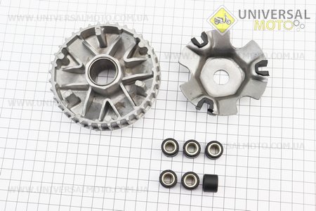 Варіатор передній комплект Honda LEAD100. DONGXIN (Запчастини до японського скутера / UM3399-V12)