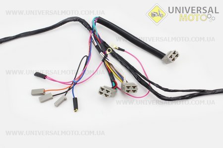 Проводка 12V Тип №1. Китай (Запчастини для мотоцикла Мінськ / UM3400-V10)