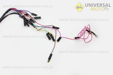Проводка 12V Тип №1. Китай (Запчастини для мотоцикла Мінськ / UM3400-V10)