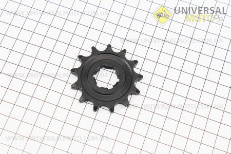 Зірка передня 428-13T. Китай (Запчастини для мотоцикла Мінськ / UM3400-V21)