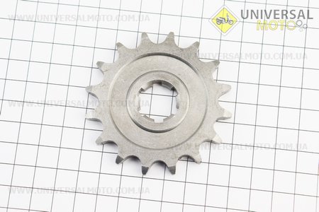 Зірка передня 428-16T. Китай (Запчастини для мотоцикла Мінськ / UM3400-V24)