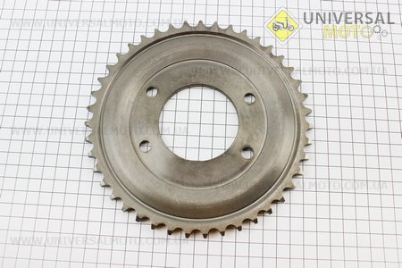 Зірка задня 428-43Т, 4отв. Китай (Запчастини для мотоцикла Мінськ / UM3400-V44)