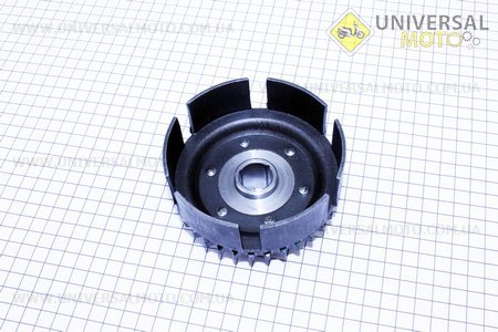 Корзина зчеплення. Китай (Запчастини для мотоцикла Мінськ / UM3400-V47)