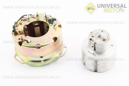 Магнето в зборі (генератор) 8 котушок - "6 + 2" 14V 65W. Китай (Запчастини для мотоцикла Мінськ / UM3400-V58)