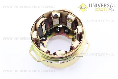 Статор магнето 8 котушок - "7 + 1" (генератор) 14V 65W. Китай (Запчастини для мотоцикла Мінськ / UM3400-V75)