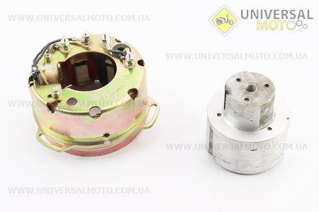 Магнето в зборі (генератор) 8 котушок - "7 + 1" 14V 65W. Китай (Запчастини для мотоцикла Мінськ / UM3401-V64)