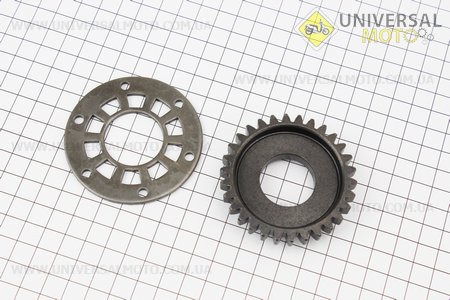 Храповик барабану зчеплення комплект. Китай (Запчастини для мотоцикла Мінськ / UM3401-V75)