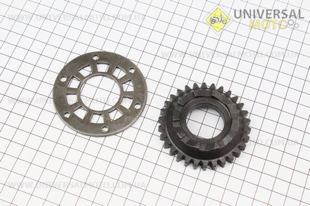 Храповик барабану зчеплення комплект. Китай (Запчастини для мотоцикла Мінськ / UM3401-V75)