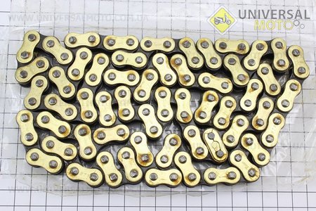 Цепь привода колеса 428Н*112L GOLD. TMMP (Мопед Viper Delta / UM3401-V83)