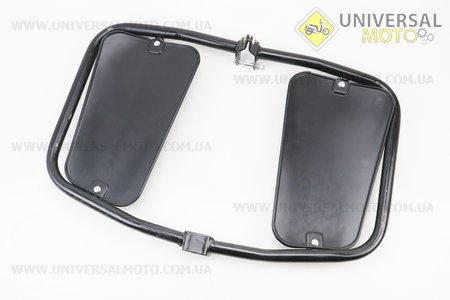 Дуга захисна з захистом колін "ЧОРНА" комплект (присутні дрібні подряпини фарби). Китай (Запчастини для мотоцикла Мінськ / UM3401-V85)