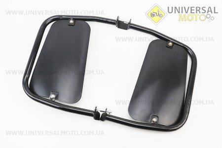 Дуга захисна з захистом колін "ЧОРНА" комплект (присутні дрібні подряпини фарби). Китай (Запчастини для мотоцикла Мінськ / UM3401-V85)