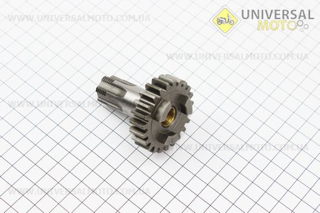 Вал вторинний (передній зірки). Китай (Запчастини для мотоцикла Мінськ / UM3401-V89)
