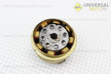 Магнето в сборе (генератор) 8 катушек - "6 + 2" 7V 45W. Китай (Мотоцикл Минск / UM3402-V04)