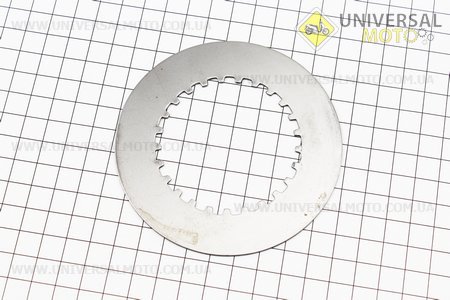 Диски зчеплення проміжний b-1,0мм, метал. Украина (Запчастини для мотоцикла Мінськ / UM3402-V53)