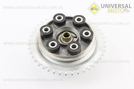 Зірка задня 428-43Т, 4отв, в зборі. Китай (Запчастини для мотоцикла Мінськ / UM3402-V80)