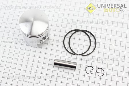 Поршневий комплект (поршень, кільця, палець) 52мм 000 STD. Китай (Запчастини для мотоцикла Мінськ / UM3402-V82)