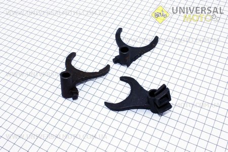 Вилки переключения передач комплект 3 штуки МТ. Китай (Мотоцикл МТ, УРАЛ, К-750 / UM3410-V30)