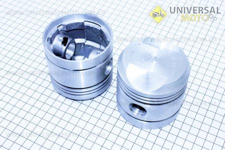Поршень 2 штуки МТ 2р.. Китай (Мотоцикл МТ, УРАЛ, К-750 / UM3410-V86)