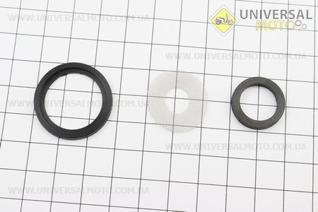 Ремонтний комплект паливного крану, 3 деталі. Китай (Запчастини до МТ, УРАЛ, К-750 / UM3410-V99)