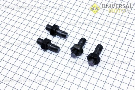 Шпилька кришки заднього мосту з гайкою комплект 4шт МТ. Китай (Запчастини до МТ, УРАЛ, К-750 / UM3411-V33)