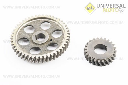 Шестерні ГРМ комплект 2шт МТ. Китай (Запчастини до МТ, УРАЛ, К-750 / UM3411-V55)