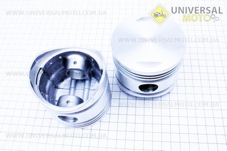 Поршень 2 штуки УРАЛ 1р.. Китай (Мотоцикл МТ, УРАЛ, К-750 / UM3411-V66)