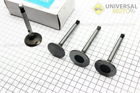 Клапан впускний, випускний комплект 4шт УРАЛ. Китай (Запчастини до МТ, УРАЛ, К-750 / UM3412-V01)