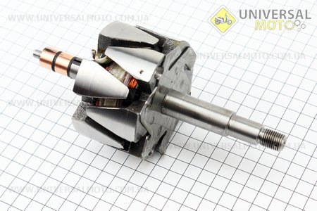 Якорь генератора УРАЛ. Китай (Мотоцикл МТ, УРАЛ, К-750 / UM3412-V61)