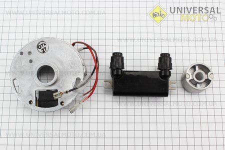 БСЗ / безконтактна система запалювання 135.3734 з новою котушкою 135.3705М 12V. СОВЕК (Запчастини до МТ, УРАЛ, К-750 / UM3412-V70)