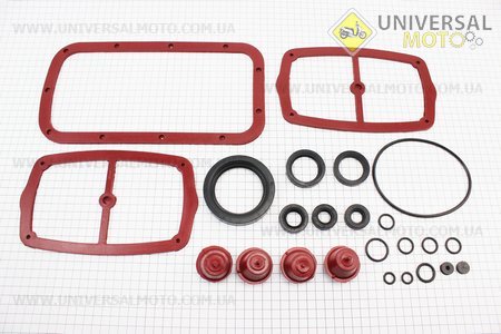 Ремонтный комплект резиновых деталей МТ, Качественный, 21шт. Китай (Мотоцикл МТ, УРАЛ, К-750 / UM3412-V89)