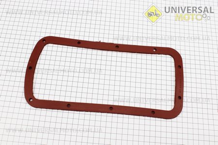 Прокладка поддона резиновая, МТ (красная). Украина (МТ, УРАЛ, К-750 / UM3413-V52)
