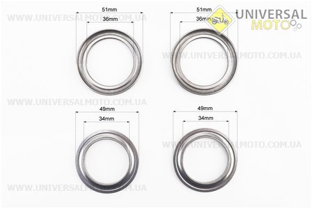 Підшипник керма 707 комплект. Китай (Запчастини до МТ, УРАЛ, К-750 / UM3414-V18)