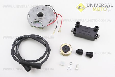 БСЗ/мікропроцесорна система запалювання 1135.3734 з новою котушкою 1135.3705М 6-12V, з силіконовими бронепроводами і надсвічніками МТ, УРАЛ. СОВЕК (Запчастини до МТ, УРАЛ, К-750 / UM3414-V23)