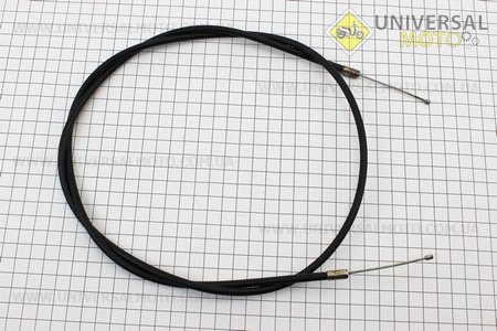 Трос газу МТ (трос 127см; кожух 114см) (нетоварний вигляд, буває наліт іржі). Китай (Запчастини до МТ, УРАЛ, К-750 / UM3414-V31)