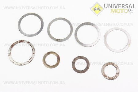 Шайби регулювальні моста комплект 8шт. Украина (Запчастини до МТ, УРАЛ, К-750 / UM3414-V81)