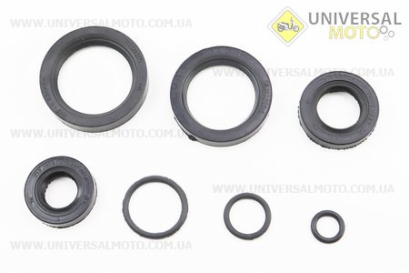 Сальники КПП комплект 7шт (36х48х8, 32х45х7, 20х34х7, 16х30х7, кільце 14х2, 5, кільце 20х2, 5, кільце 28х2, 5) МТ. Китай (Запчастини до МТ, УРАЛ, К-750 / UM3414-V84)