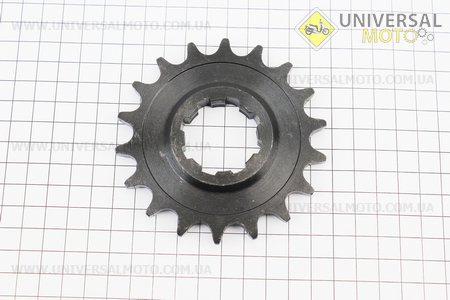 Зірка передня 520-18T. Китай (Запчастини  на мотоцикл ІЖ / UM3420-V22)