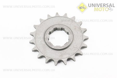 Зірка передня 520-19T. Китай (Запчастини  на мотоцикл ІЖ / UM3420-V23)