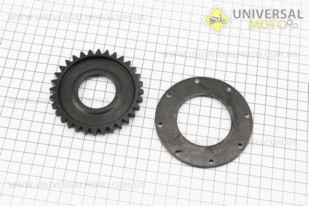 Храповик барабана сцепления комплект Планета. Китай (Мотоцикл ИЖ / UM3420-V86)