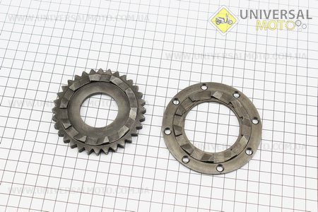 Храповик барабана сцепления комплект Планета. Китай (Мотоцикл ИЖ / UM3420-V86)