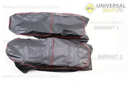 Чохол сидіння з червоною облямівкою Юпітер-5, Планета-5. Китай (Запчастини  на мотоцикл ІЖ / UM3421-V21)