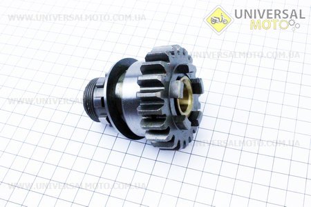 Вал вторичный (передней звезды) + подшипник. Китай (Мотоцикл ИЖ / UM3421-V32)