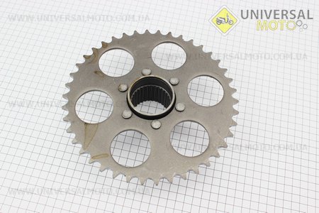 Зірка задня 520-42T з маточиною. Китай (Запчастини  на мотоцикл ІЖ / UM3421-V48)