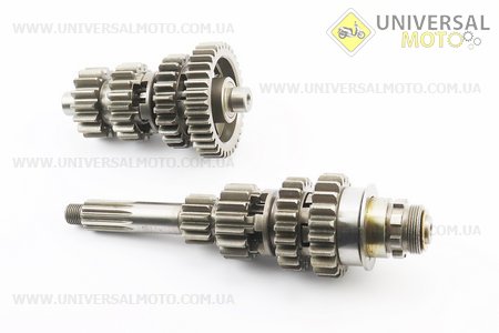 Коробка передач (три валу з шестернями) Юпітер. Китай (Запчастини  на мотоцикл ІЖ / UM3421-V51)
