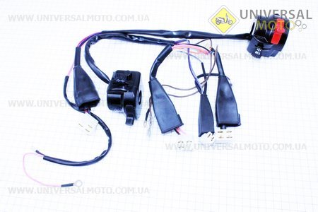 Перемикач керма лівий +правий (метал) Тип 2. Китай (Запчастини  на мотоцикл ІЖ / UM3421-V67)